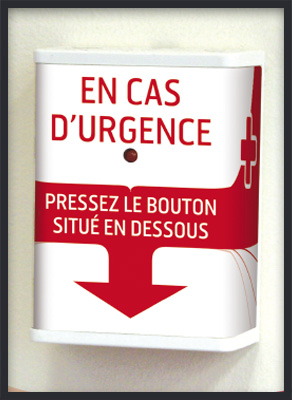 Sticker Bouton d'urgence Viv'Eden